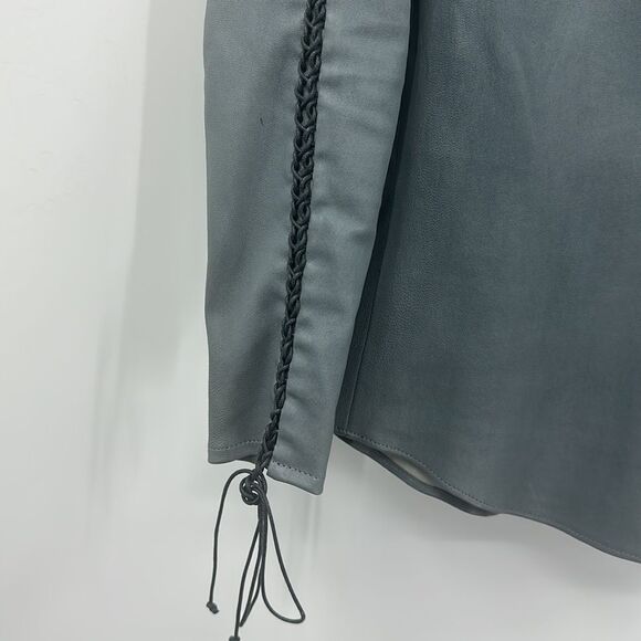 Isabel Marant Leather Top Sz 40 - Picture 4 of 7